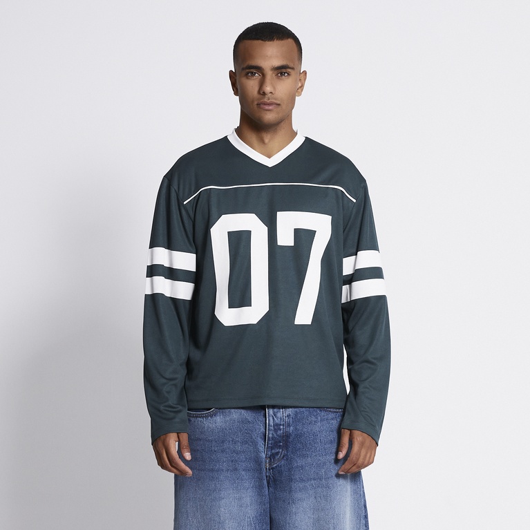 Long sleeve football jersey "Ty" Green